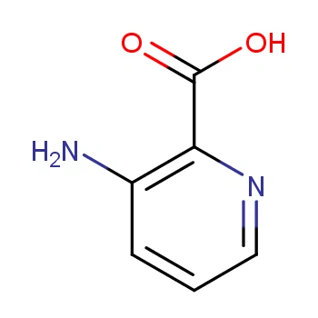 3-Ácido amino-2-piridincarboxílico Fórmula C6H6N2O2
